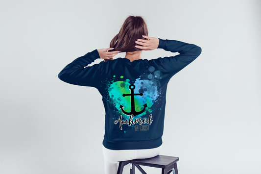 Anchored in Christ Salty Faith Sweatshirt