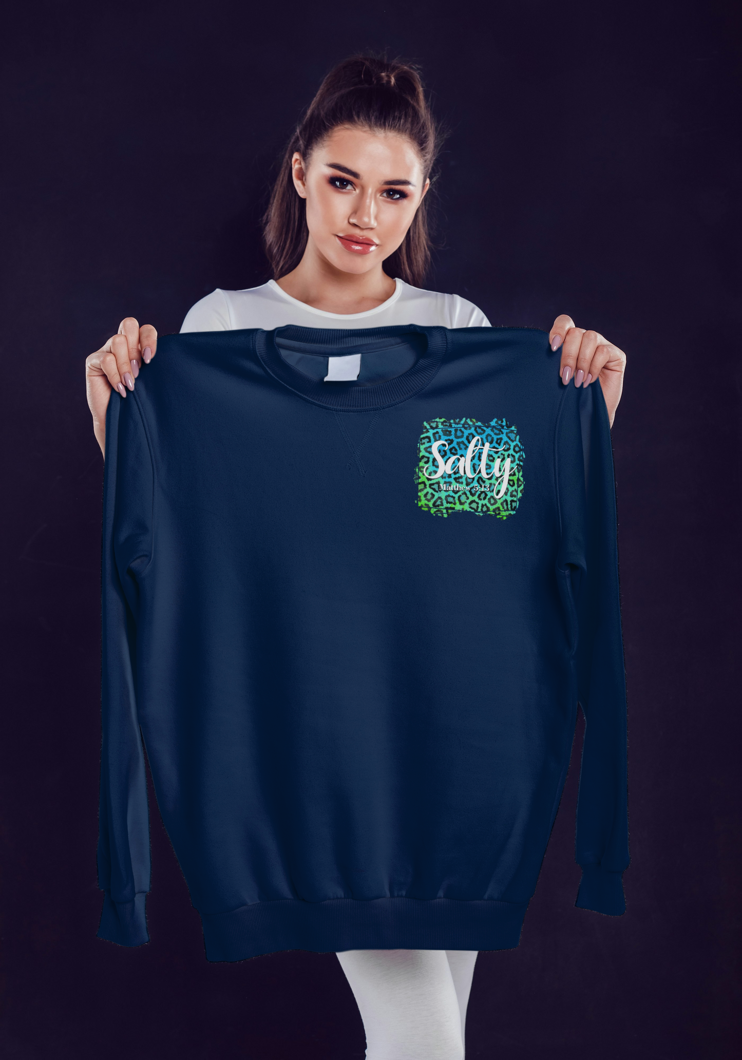Anchored in Christ Salty Faith Sweatshirt