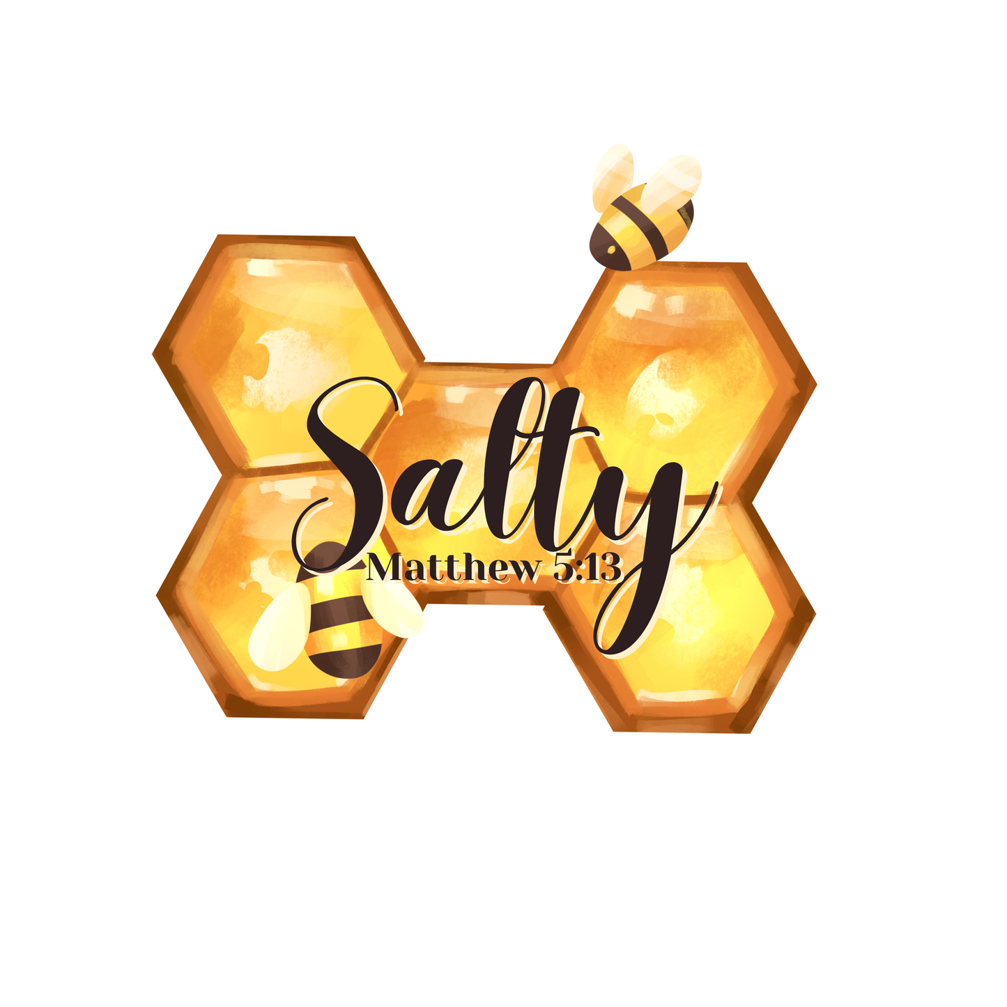 There's Honey in the Rock Psm 81:16 Salty Faith Tee