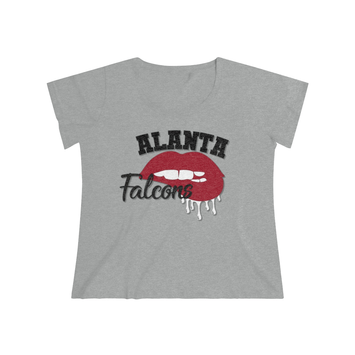 Atlanta Falcons Women's Curvy Tee