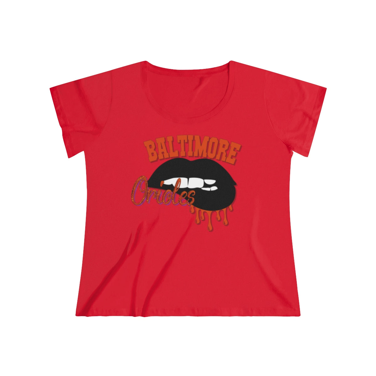 Baltimore Orioles Women's Curvy Tee