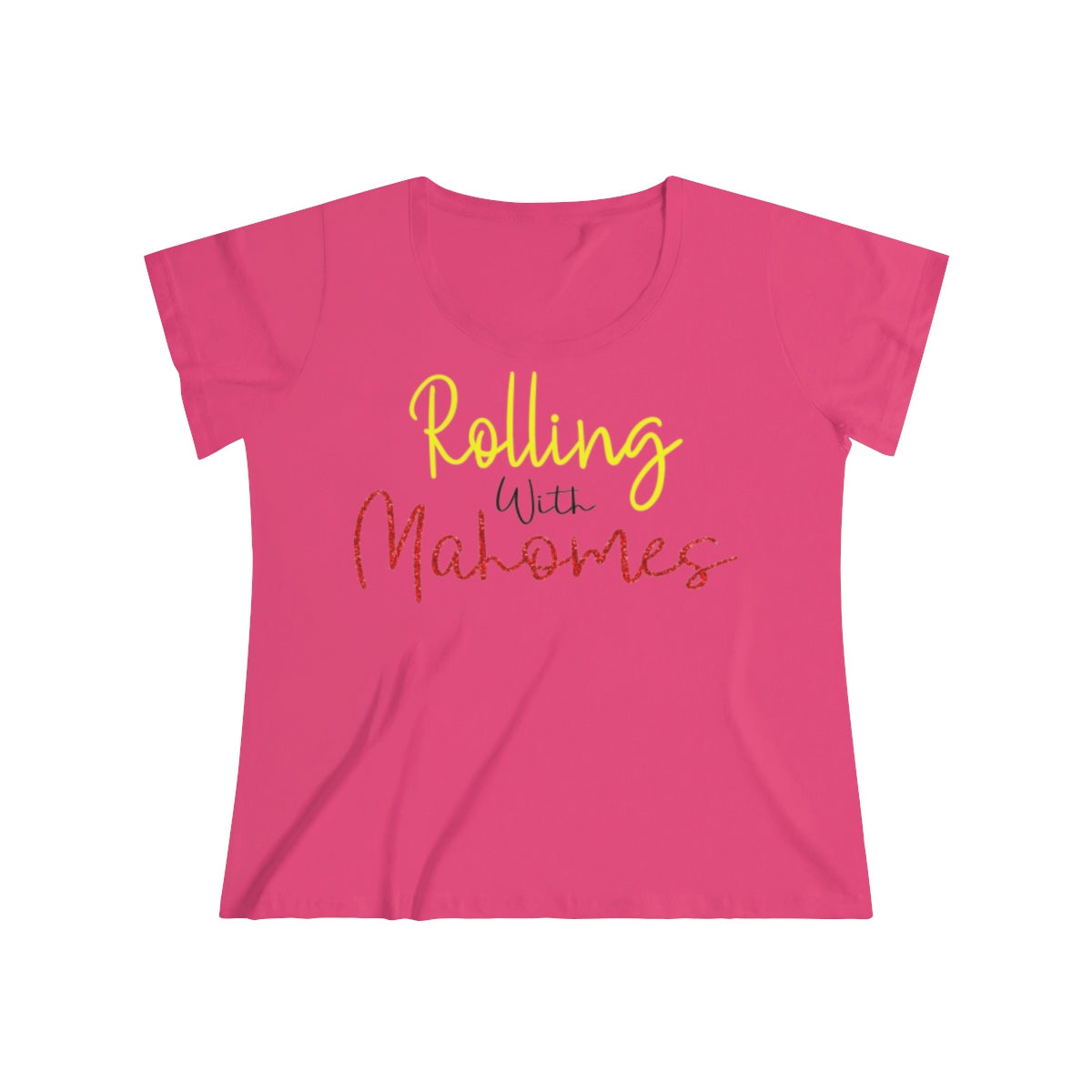 Rolling with Mahomes Football Tee