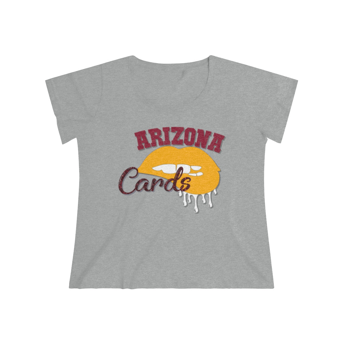 Arizona Cardinals Football Dripping Lips Tee