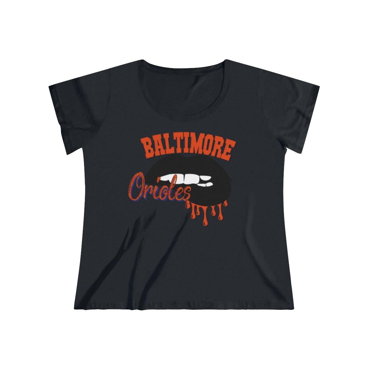 Baltimore Orioles Women's Curvy Tee