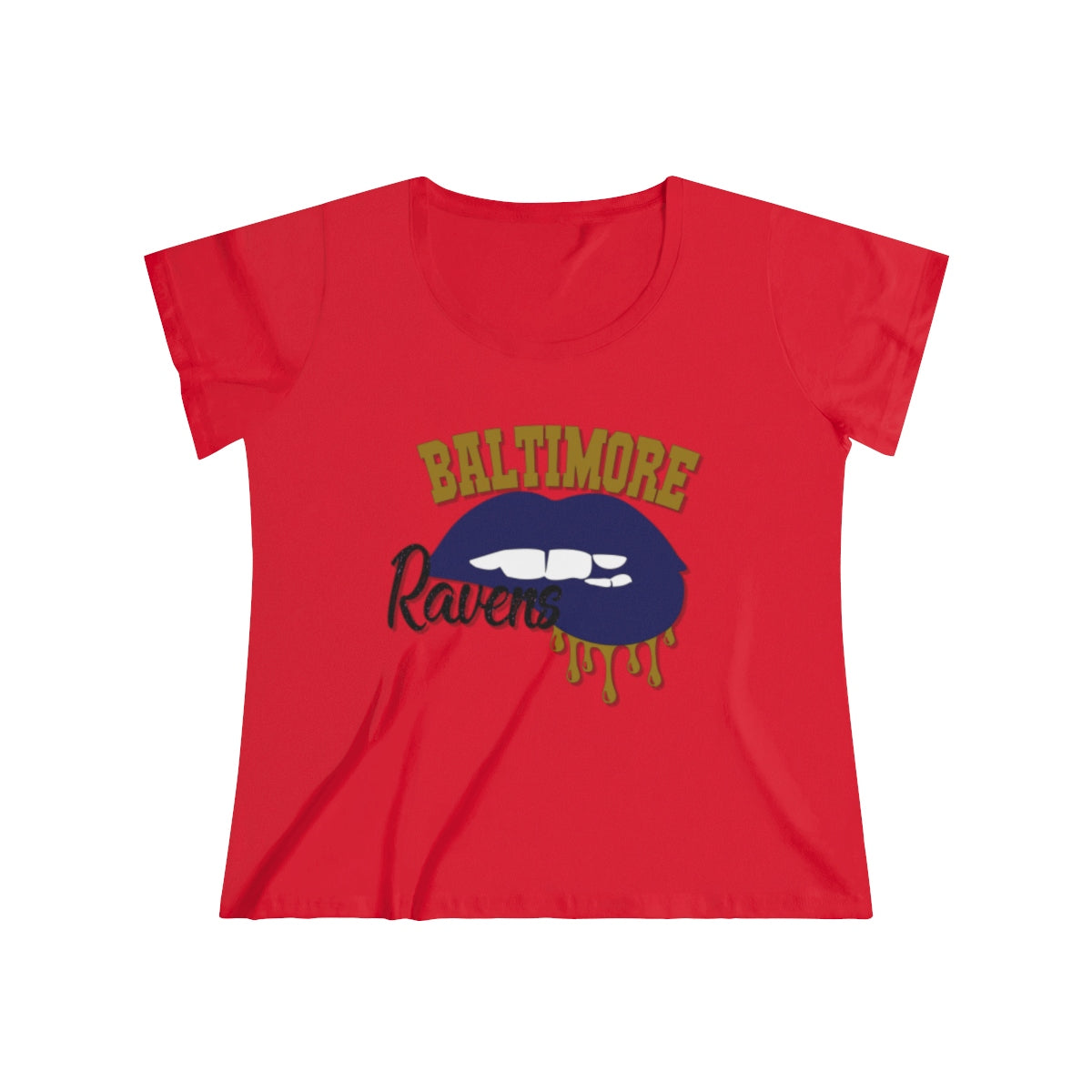 Baltimore Ravens Dripping Lips Tee