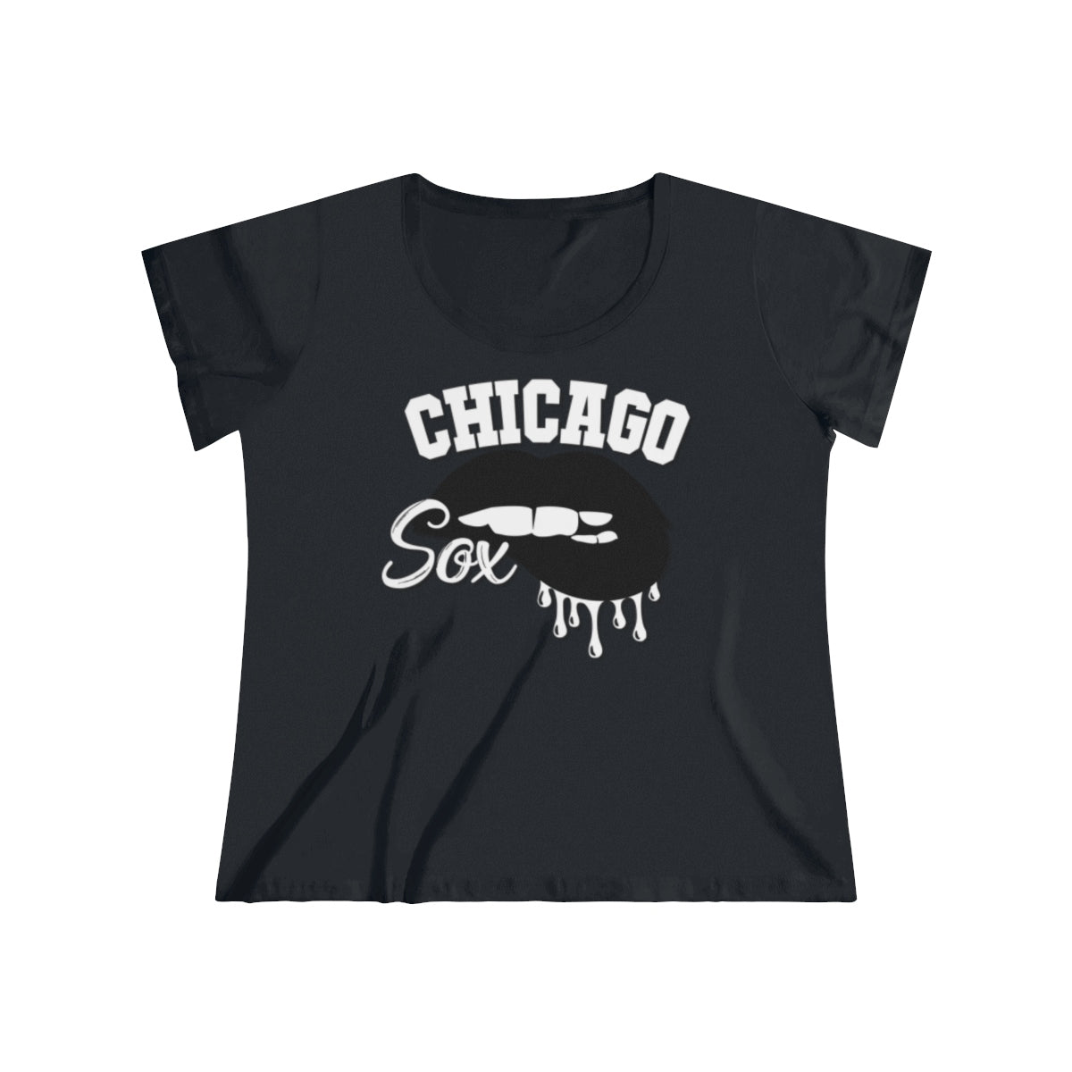Chicago Sox Baseball Dripping Lips Tee