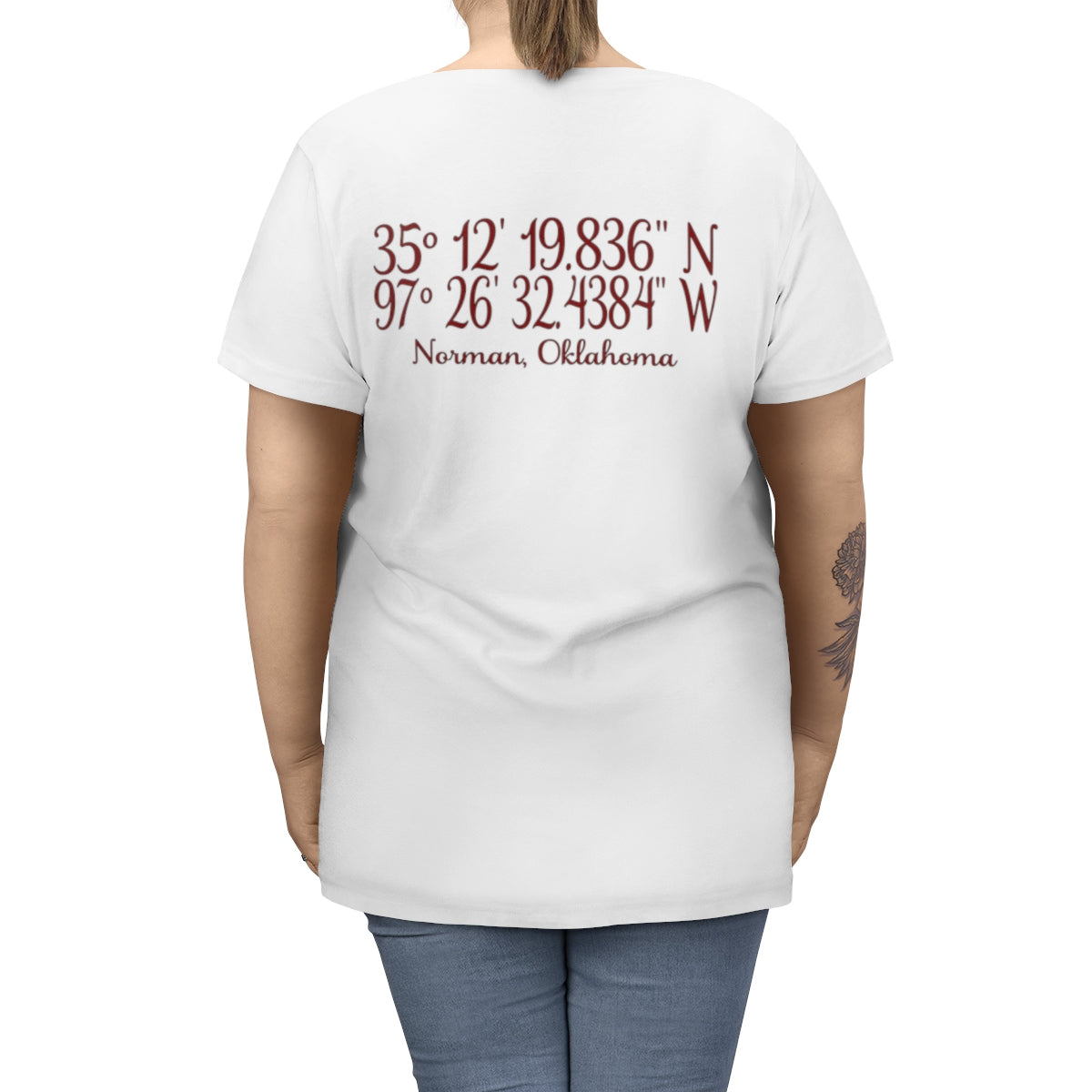 Boomer Sooner Geo-tag Women's Tee