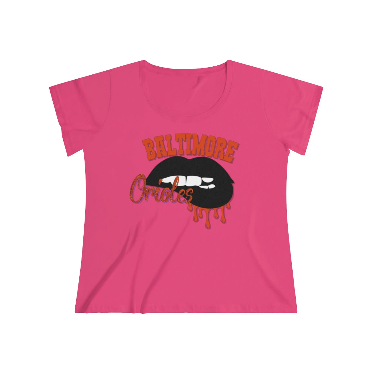 Baltimore Orioles Women's Curvy Tee