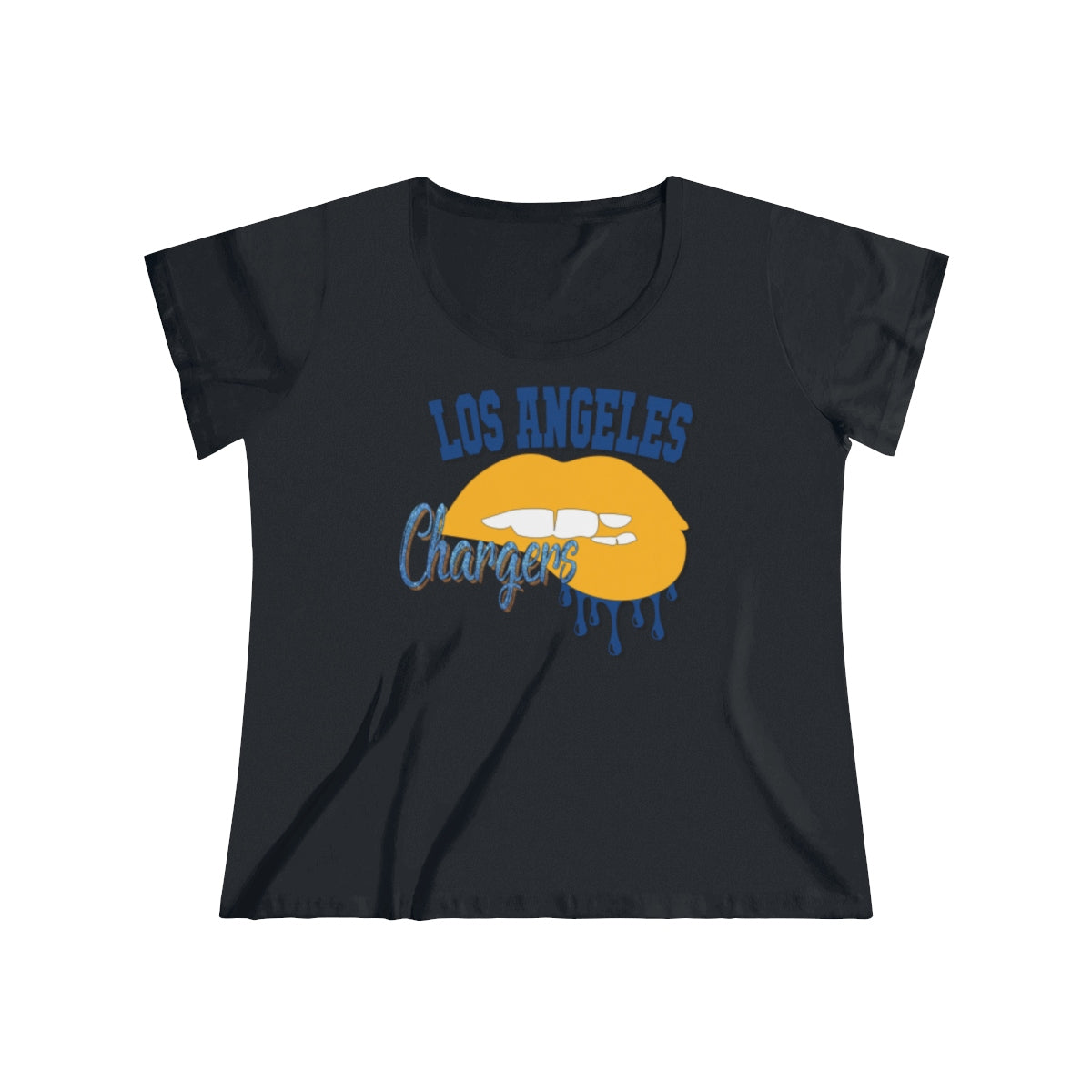 Chargers Dripping Lips Women's Tee
