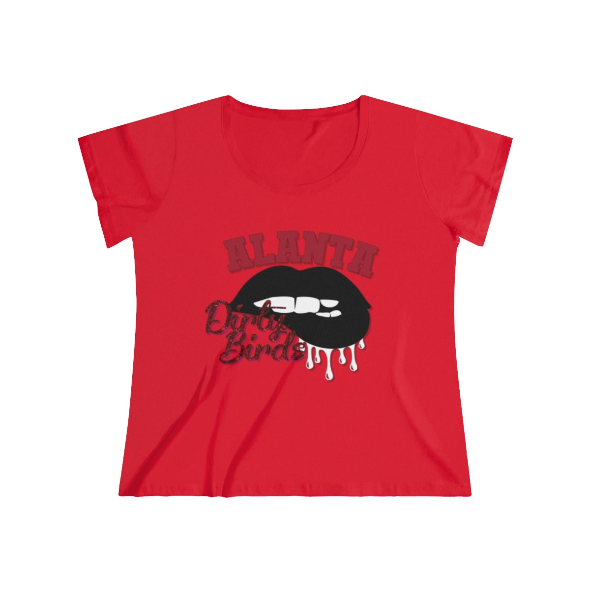 Atlanta Dripping Lips Women's Curvy Tee