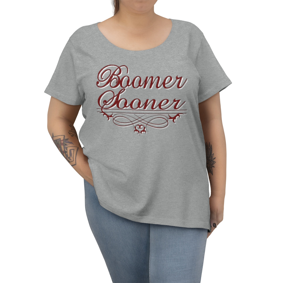 Boomer Sooner Geo-tag Women's Tee