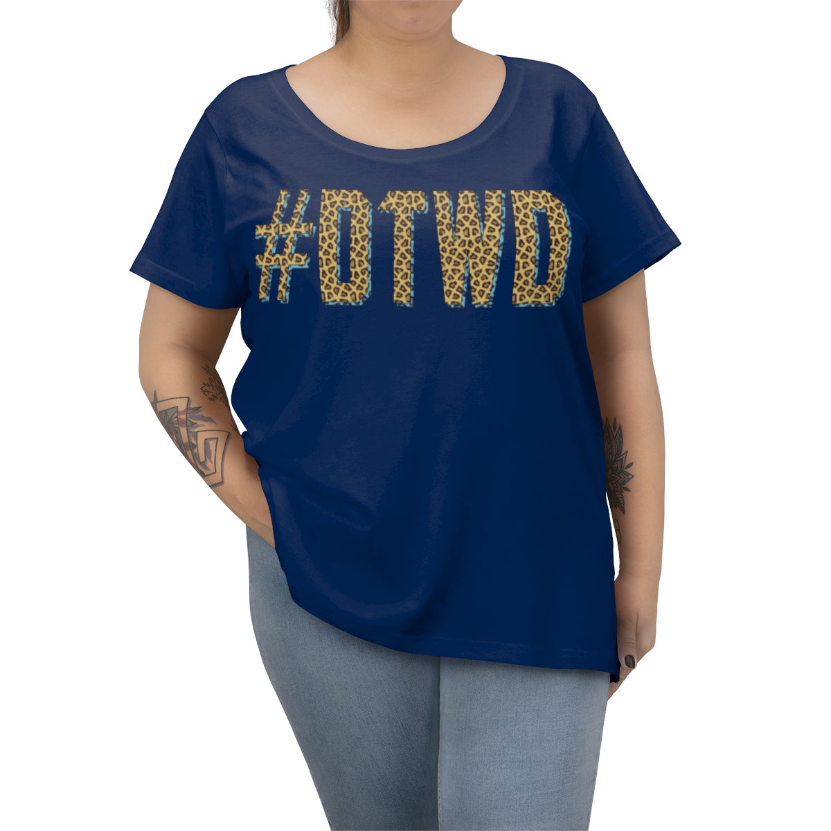 Jaguars Geo-tag Women's Curvy Tee