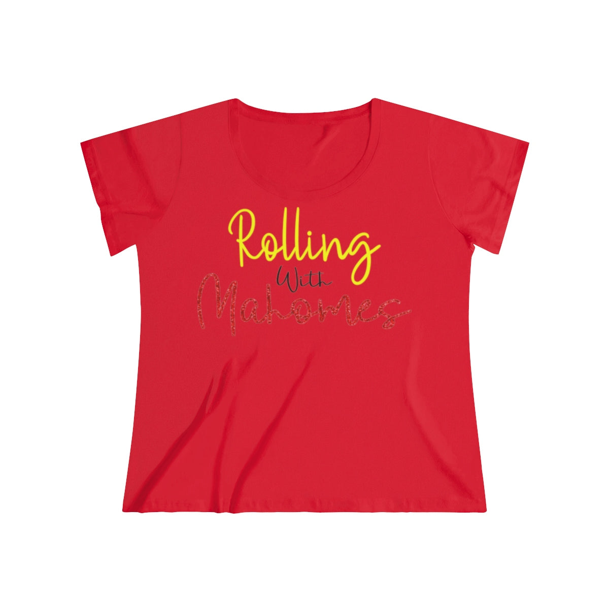 Rolling with Mahomes Football Tee