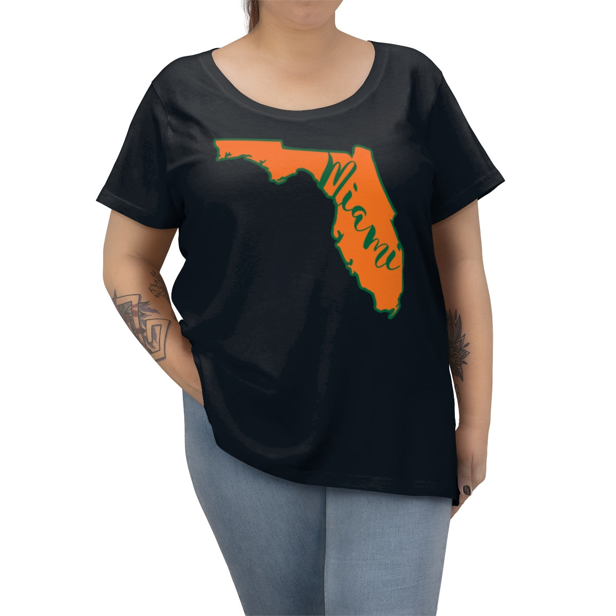 Miami Hurricanes Inspired Women's Tee