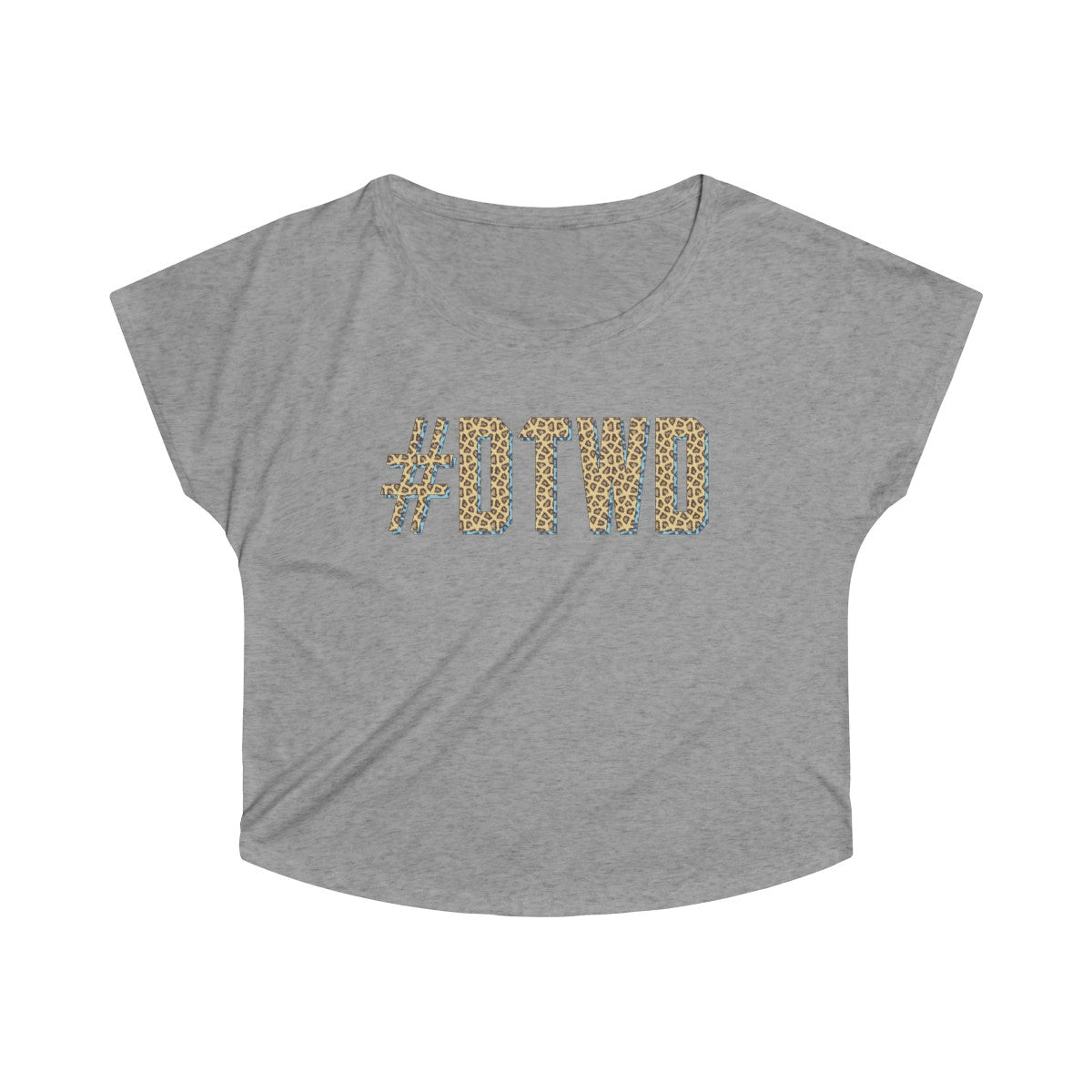 Jaguars Inspired #DTWD Geo-tag Women's Tri-Blend Dolman