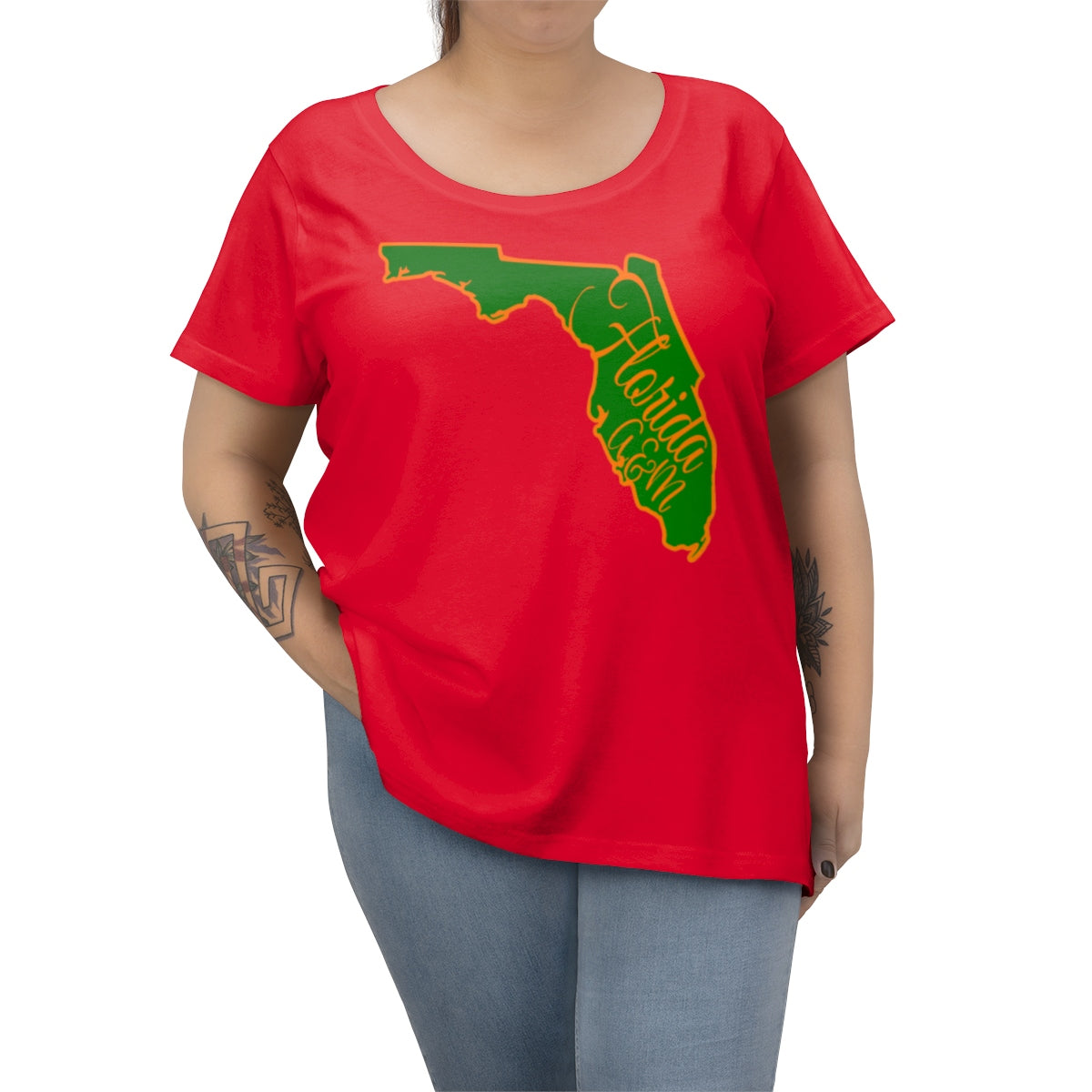 Florida A&M Rattlers State Outline Tee