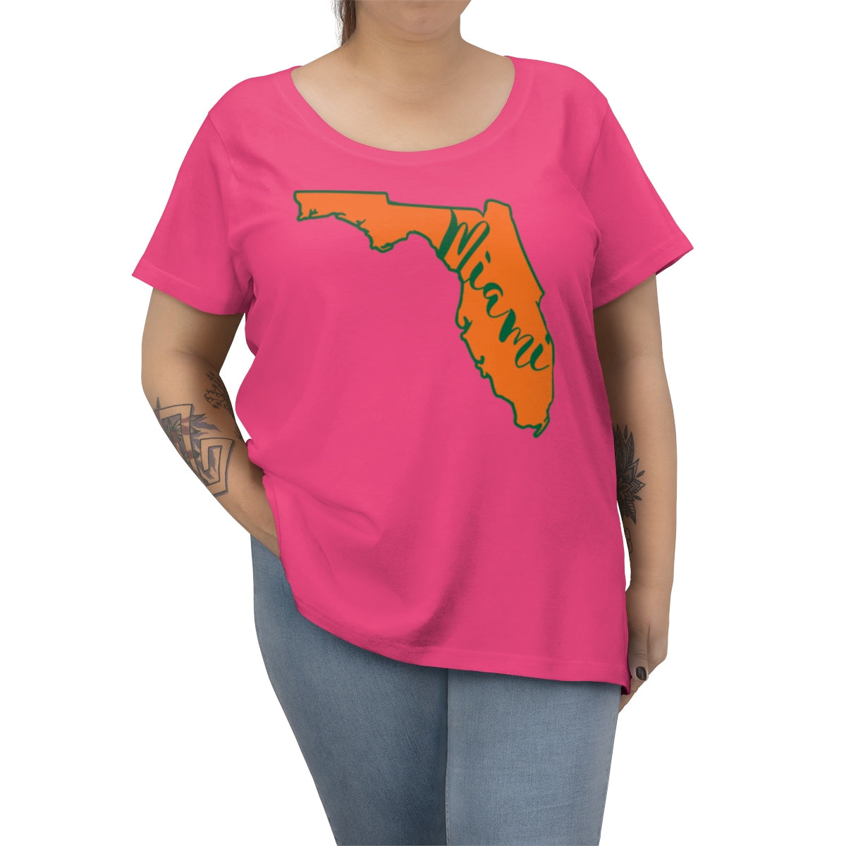 Miami Hurricanes Inspired Women's Tee