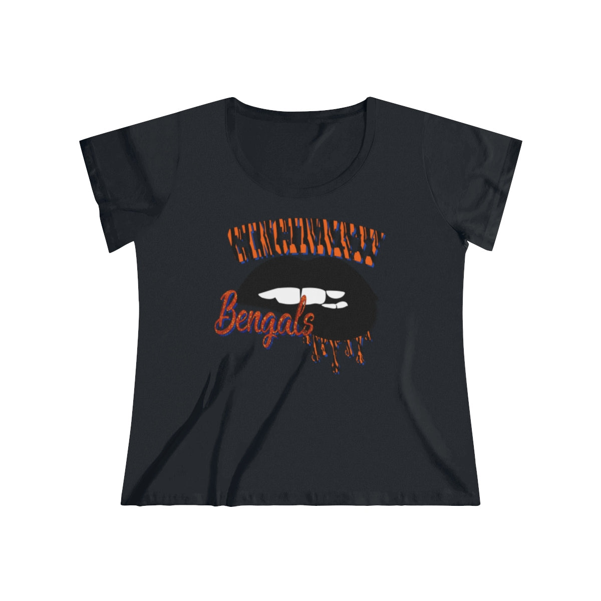 Cincinnati Bengal Stripes Football Tee