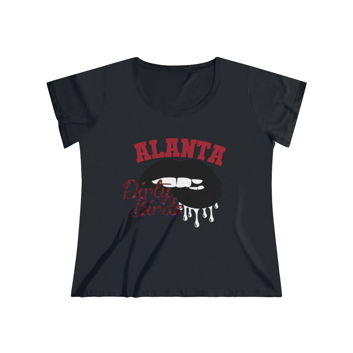 Atlanta Dripping Lips Women's Curvy Tee