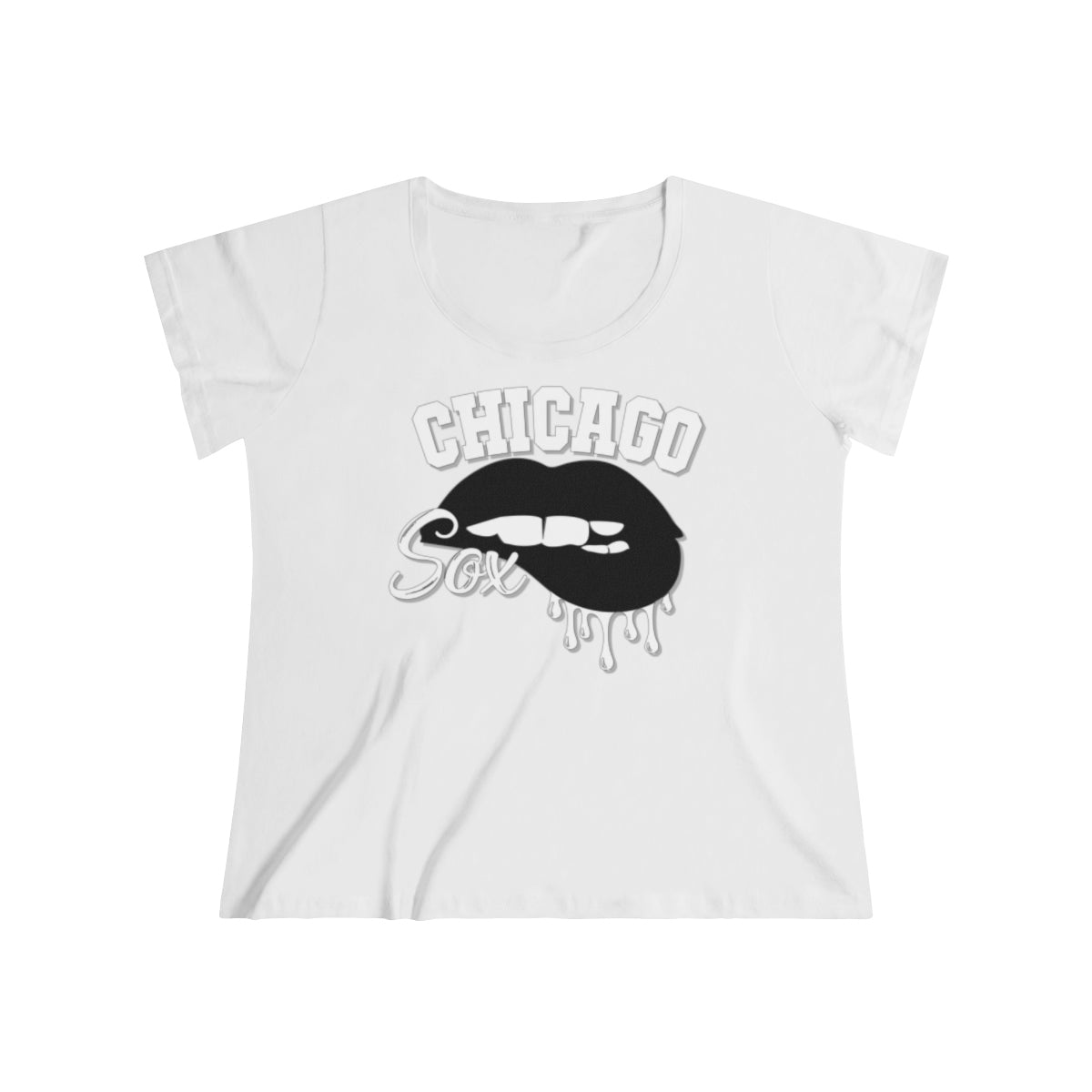 Chicago Sox Baseball Dripping Lips Tee
