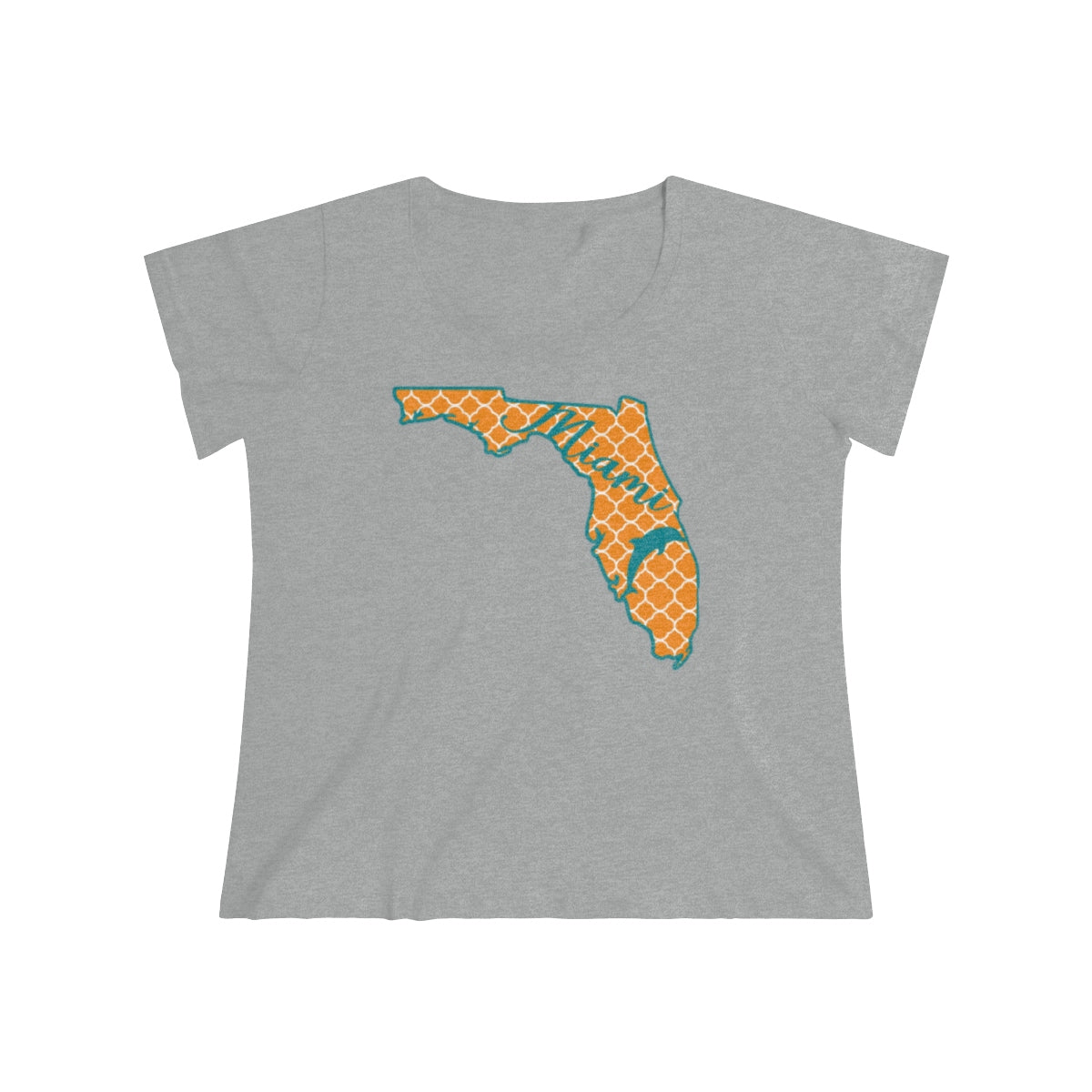 Miami Dolphins State Outline Tee