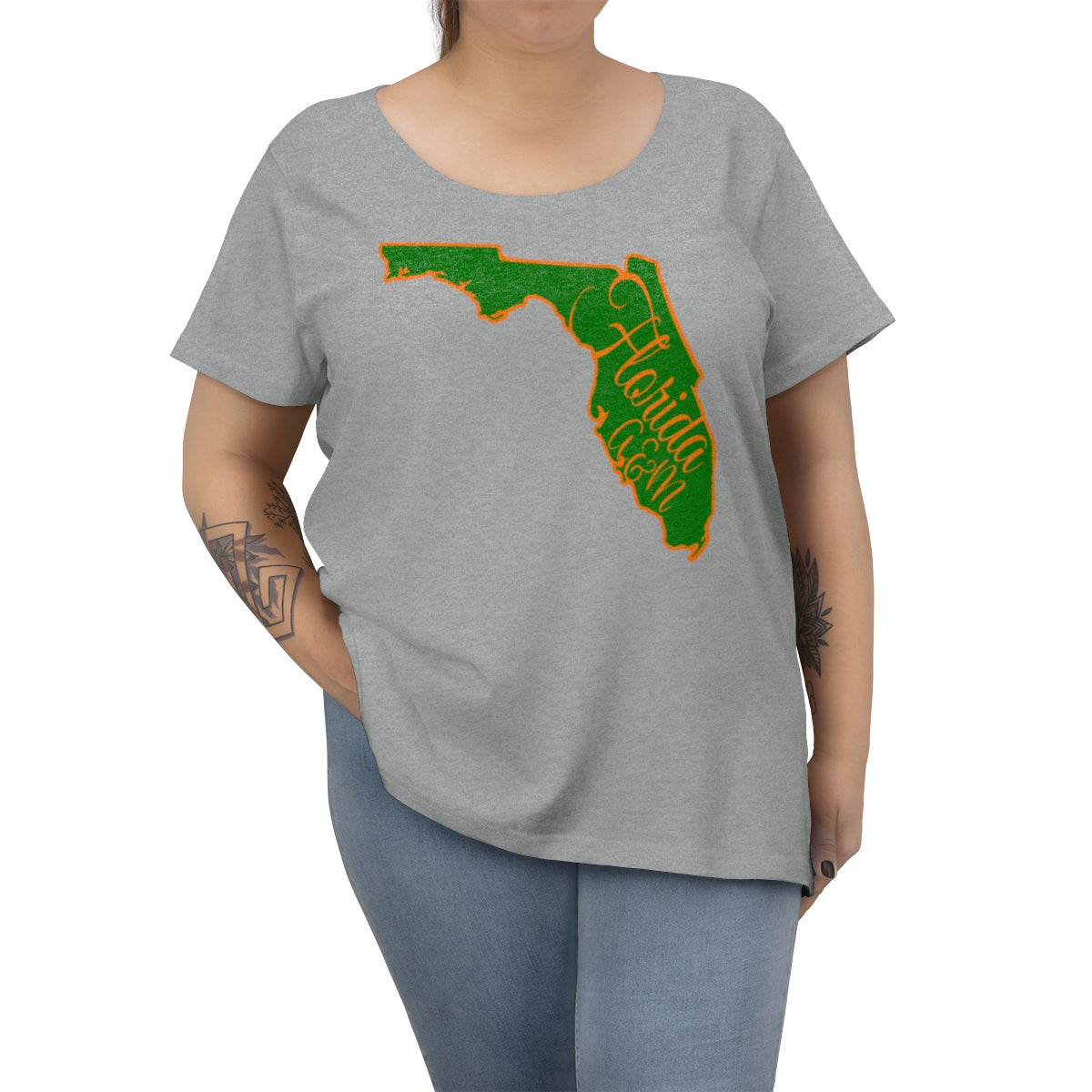 Florida A&M Rattlers State Outline Tee