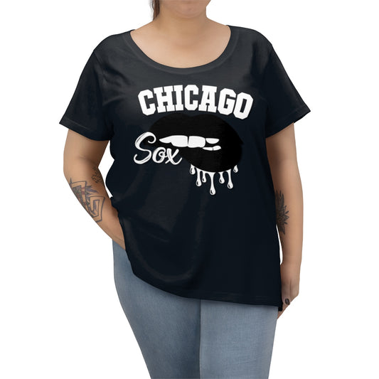 Chicago Sox Baseball Dripping Lips Tee