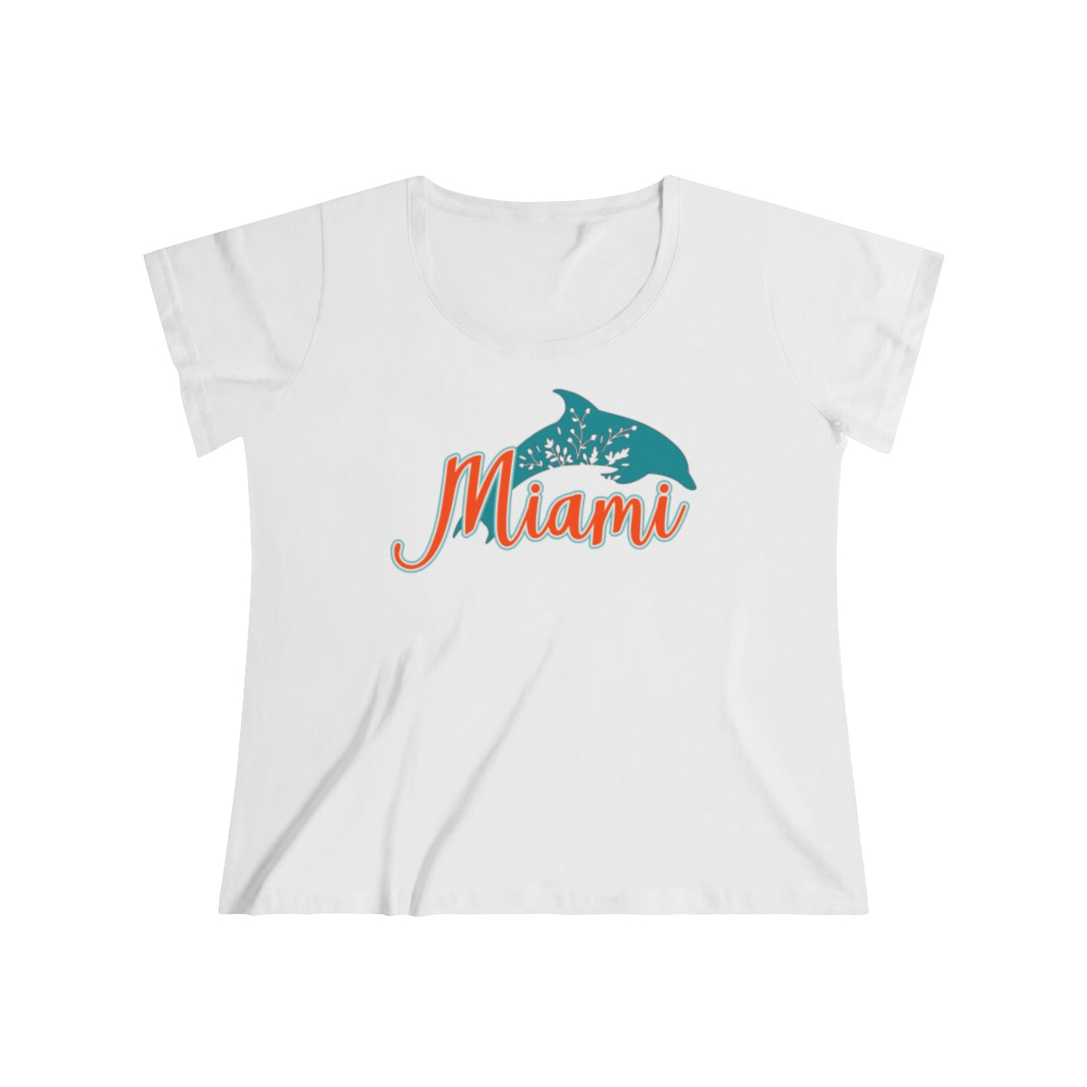Miami Dolphins Floral Women's Tee