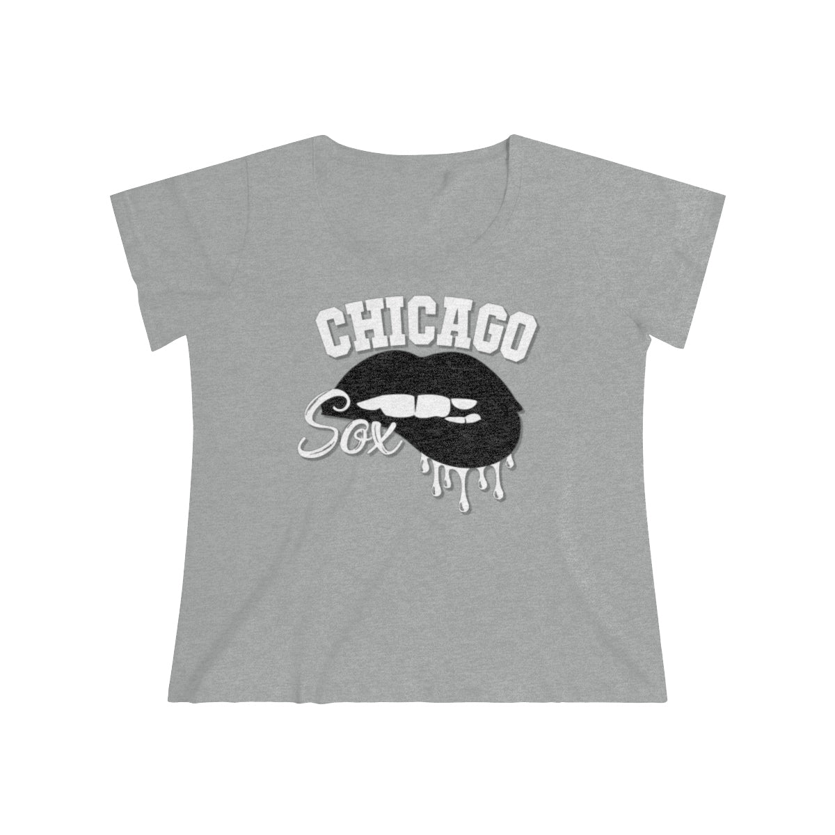 Chicago Sox Baseball Dripping Lips Tee