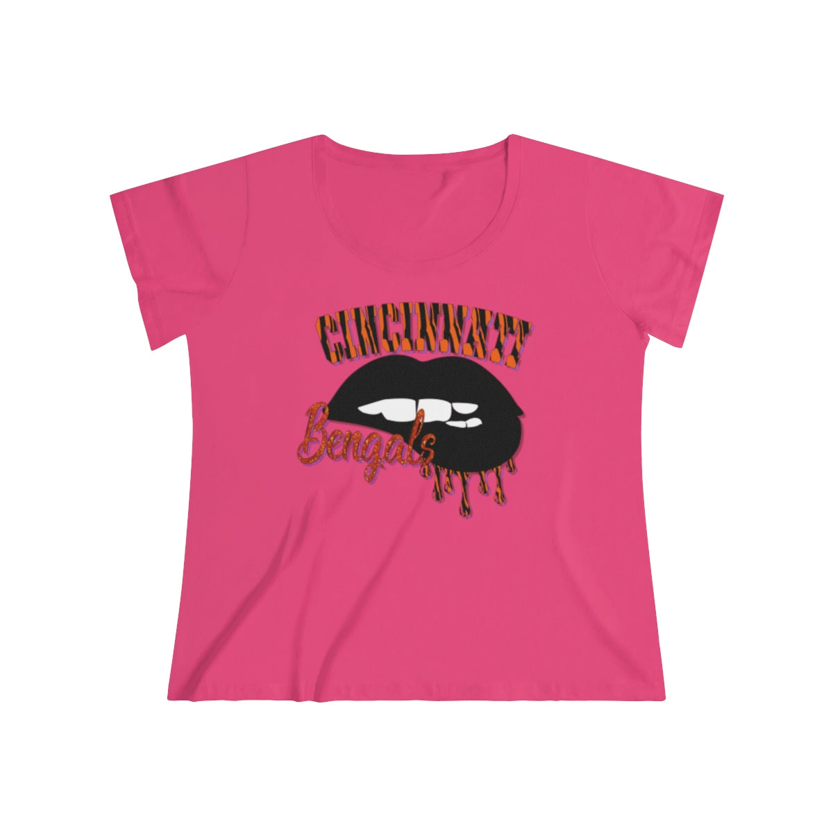 Cincinnati Bengal Stripes Football Tee