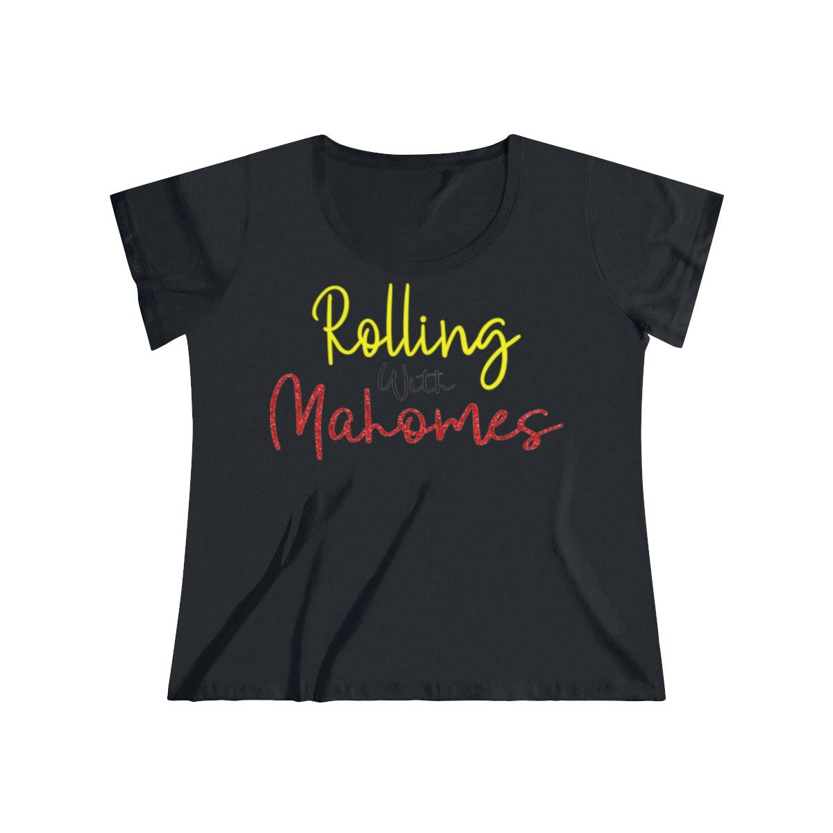 Rolling with Mahomes Football Tee