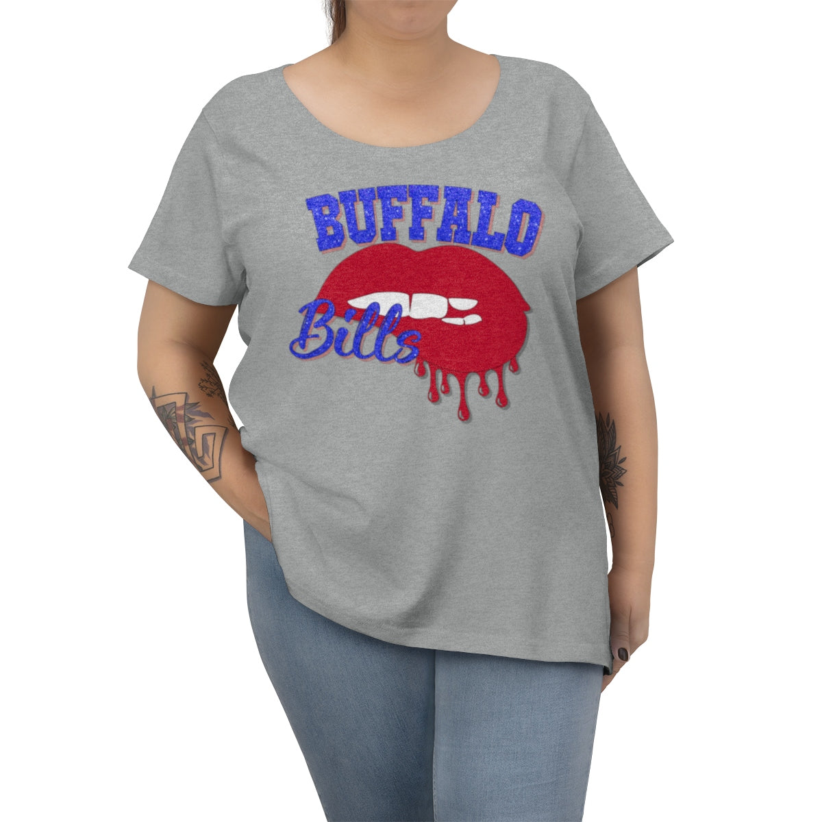 Buffalo Bills Football Dripping Tee