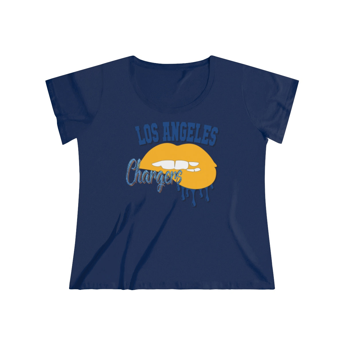 Chargers Dripping Lips Women's Tee