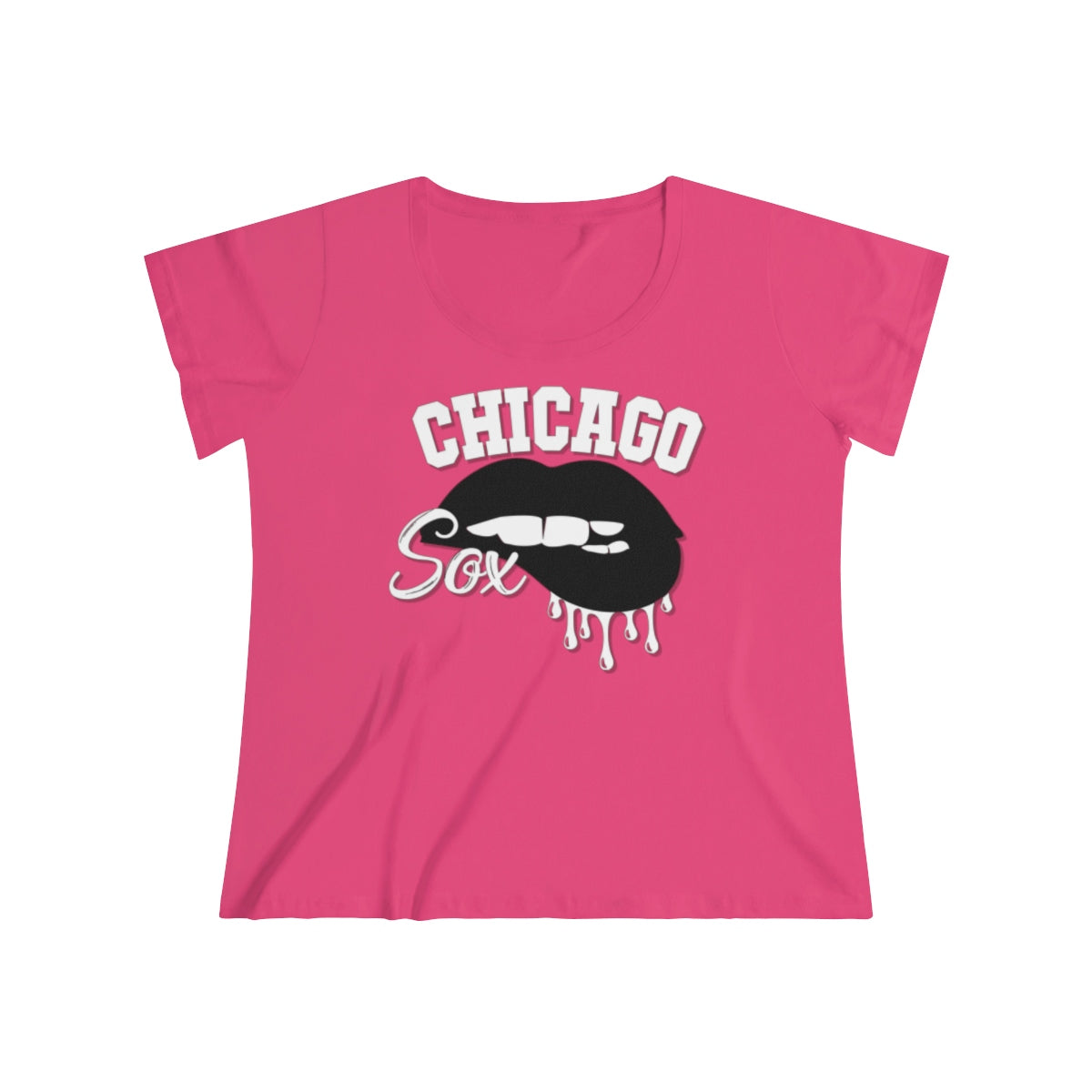 Chicago Sox Baseball Dripping Lips Tee