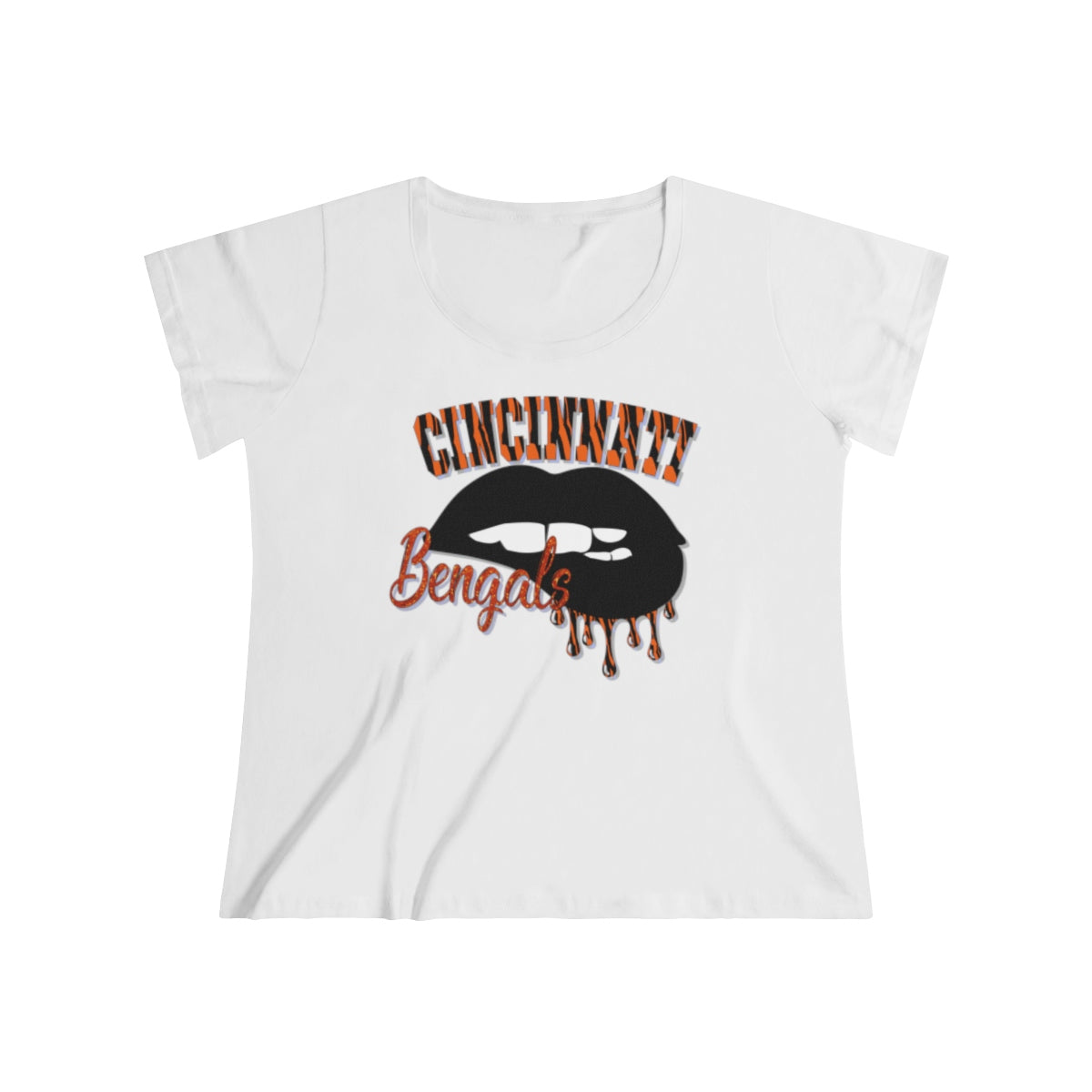 Cincinnati Bengal Stripes Football Tee