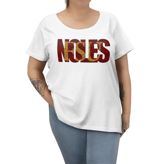 Florida State University Inspired Noles Women's Curvy Tee