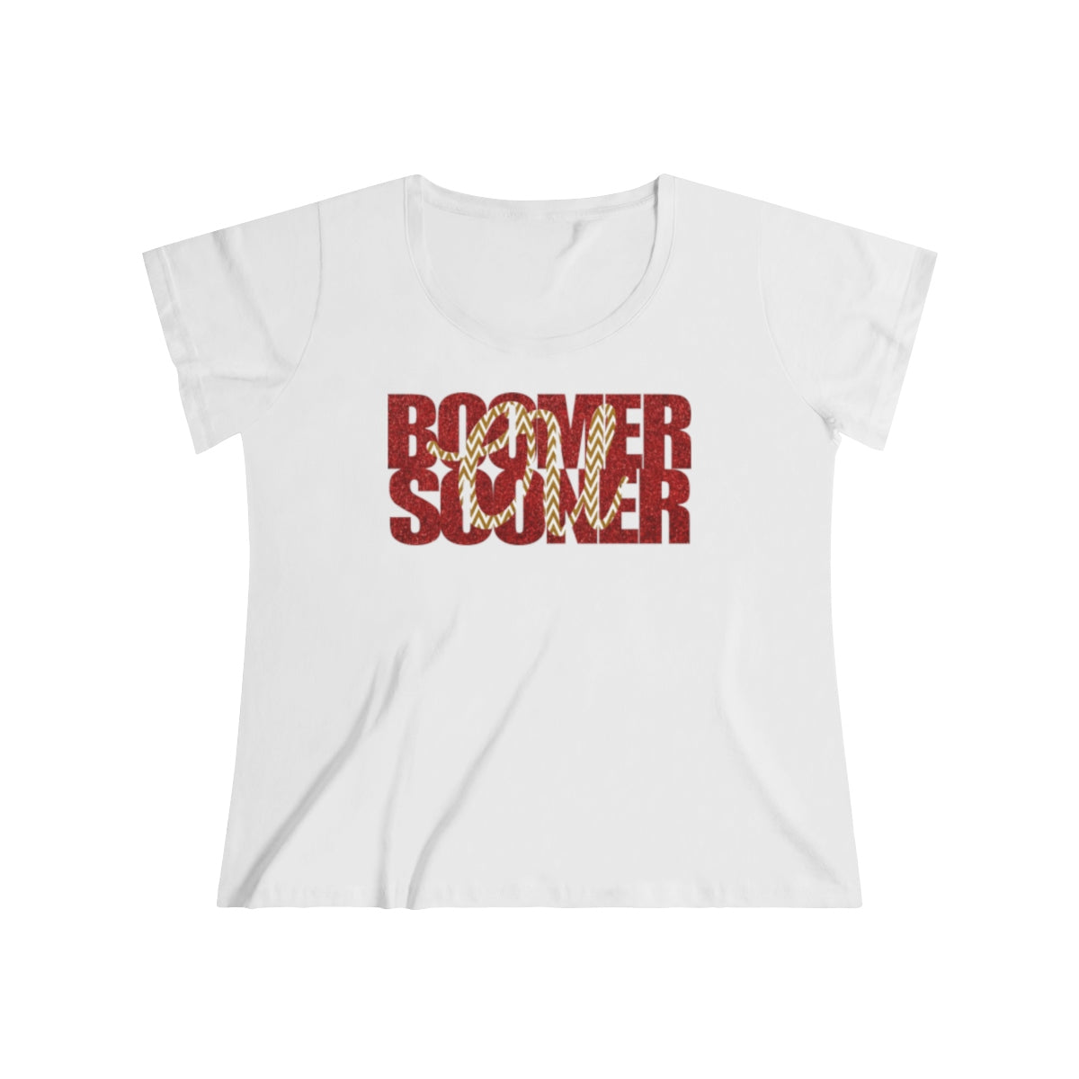 Boomer Sooner Women's Curvy Tee