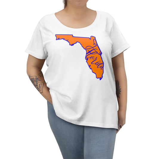Florida University Inspired Curvy Tee