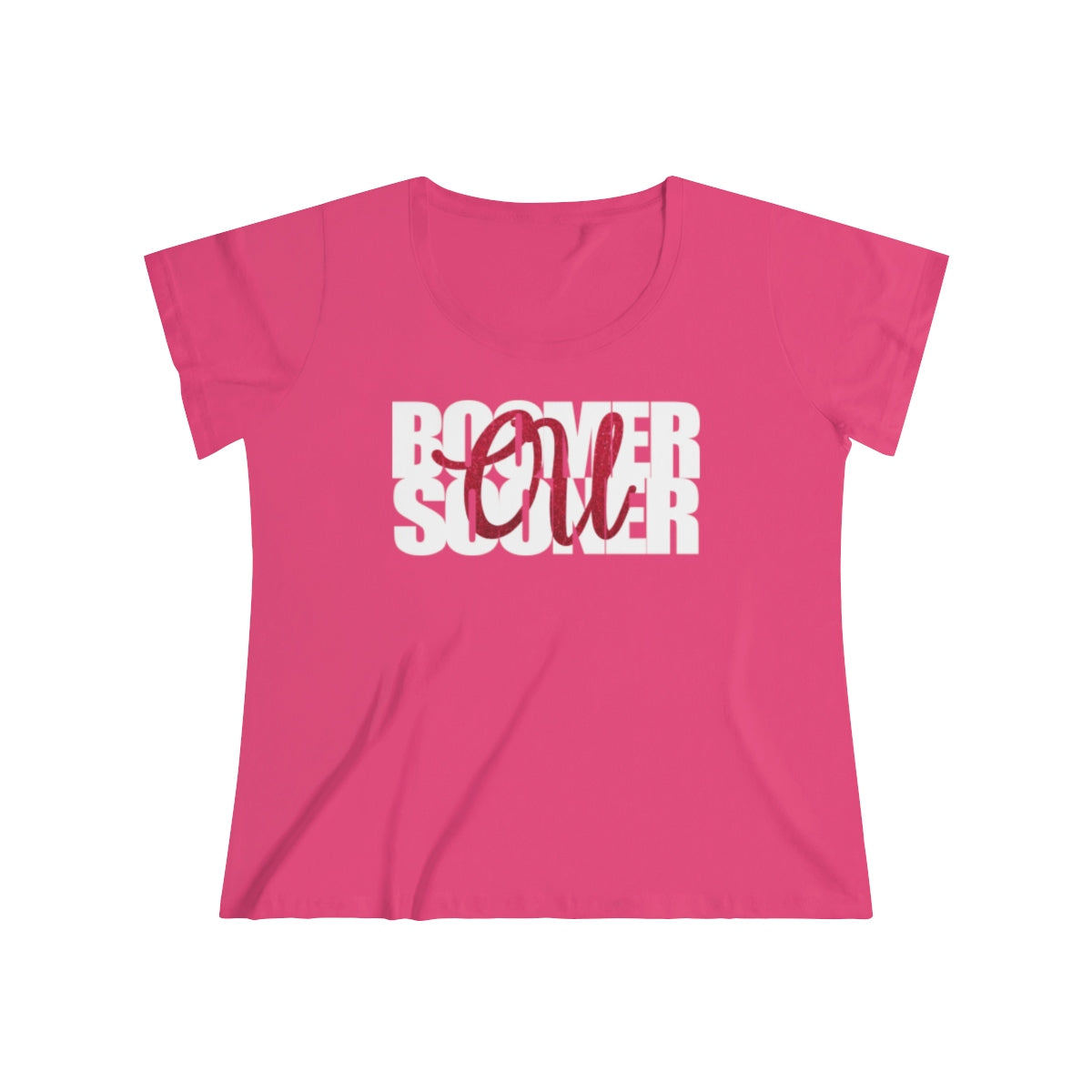 Boomer Sooner Women's Curvy Tee