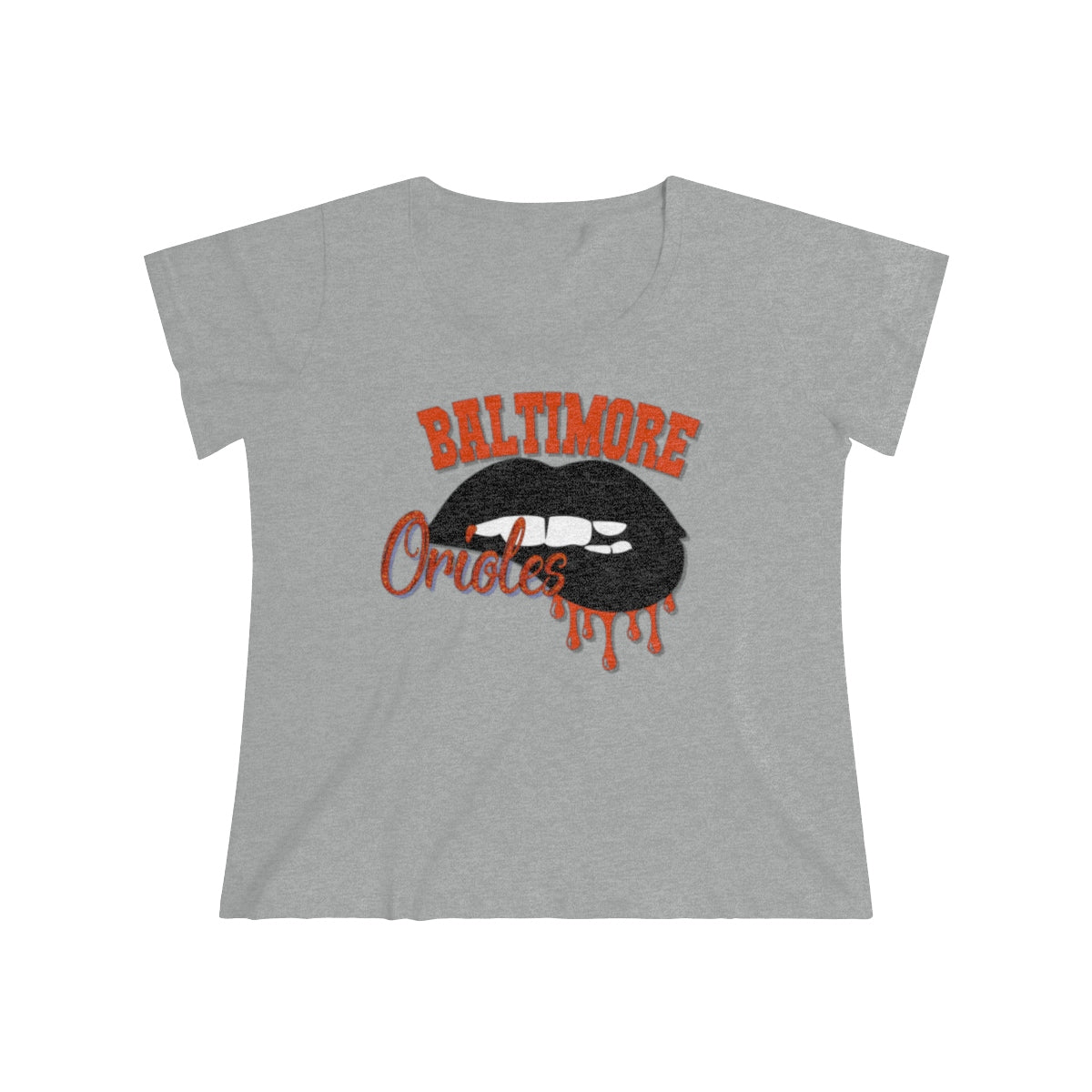 Baltimore Orioles Women's Curvy Tee