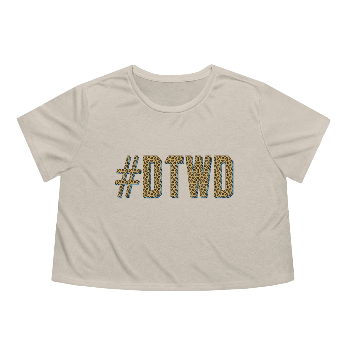 Jaguars Inspired #DTWD Geo-tag Women's Curvy Cropped Tee