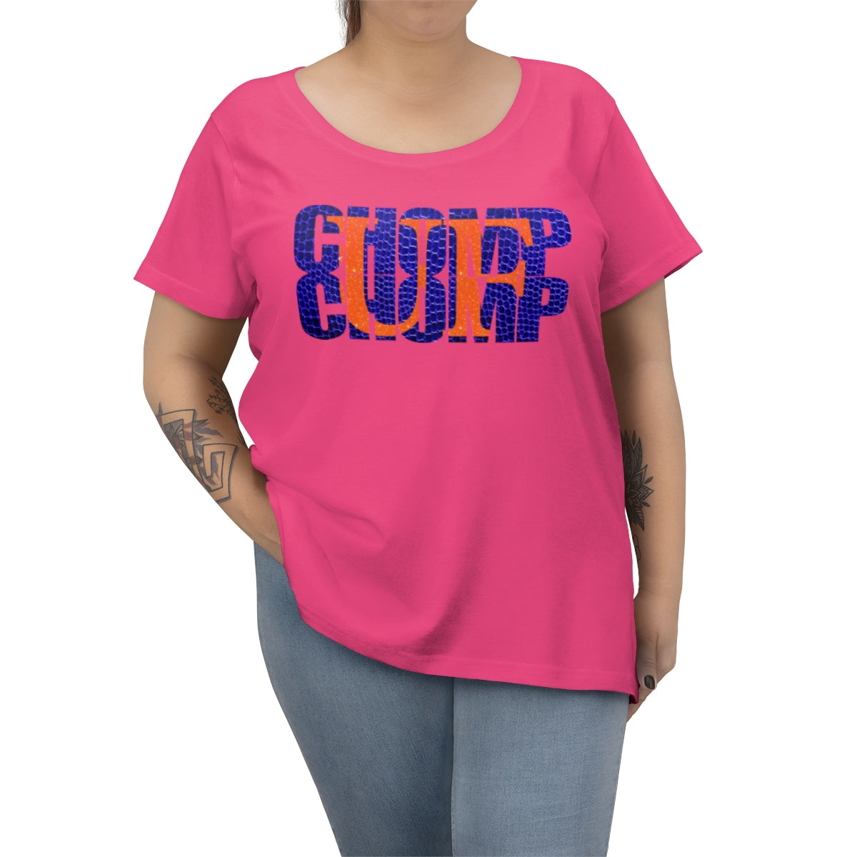Florida Chomp Chomp Women's Curvy Tee