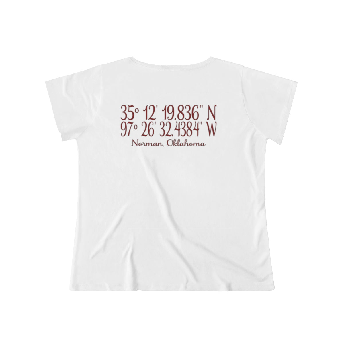 Boomer Sooner Geo-tag Women's Tee