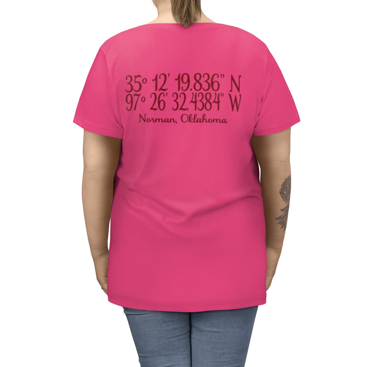 Boomer Sooner Geo-tag Women's Tee