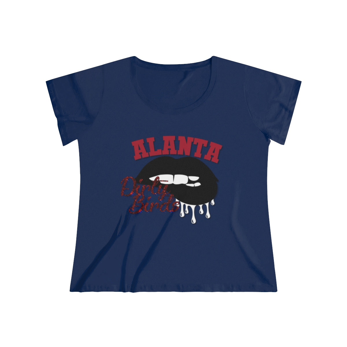 Atlanta Dripping Lips Women's Curvy Tee