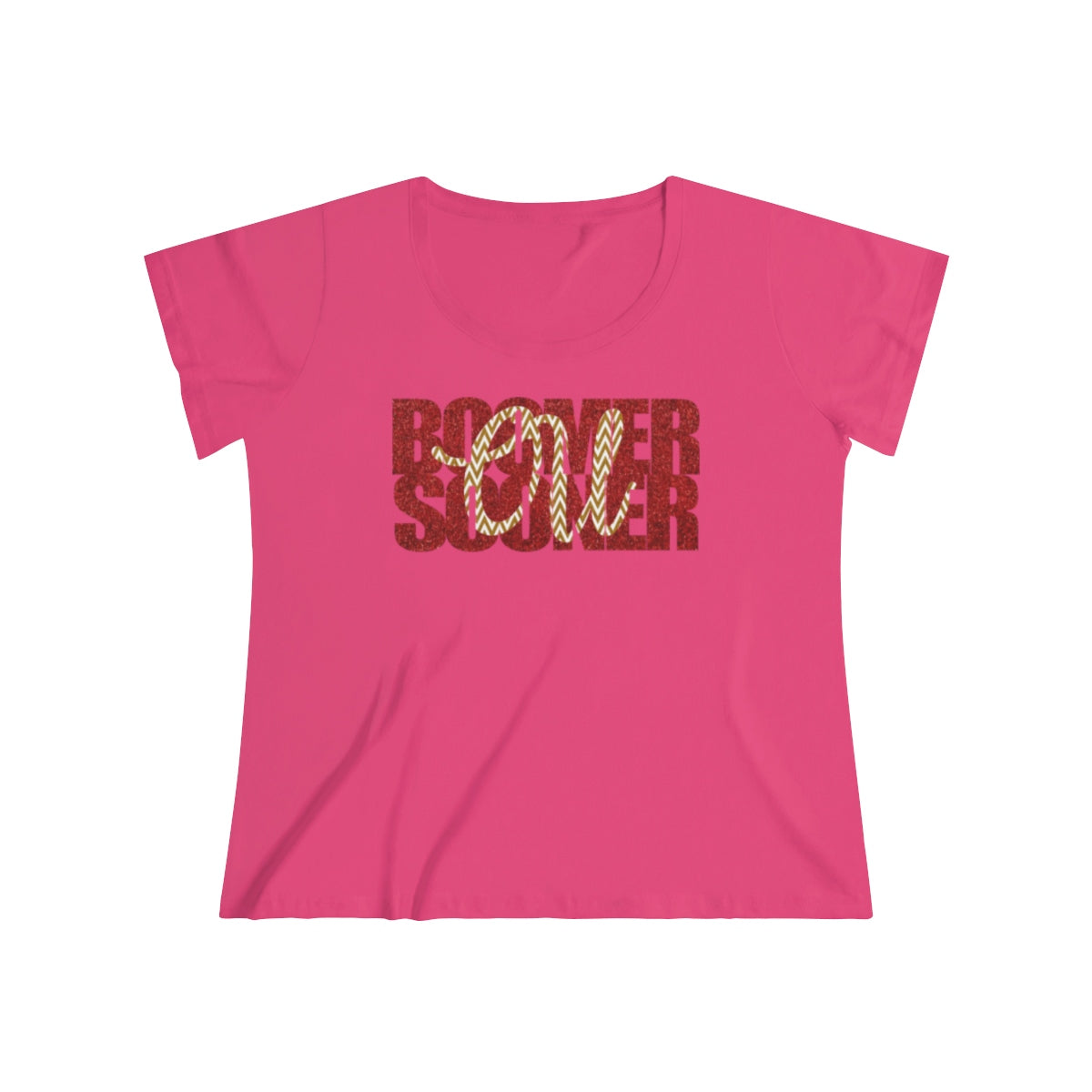 Boomer Sooner Women's Curvy Tee