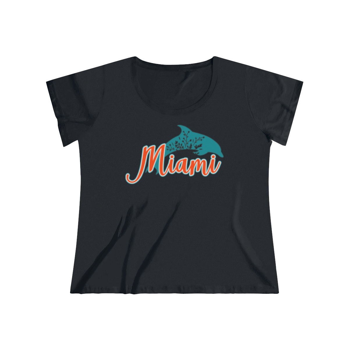 Miami Dolphins Floral Women's Tee