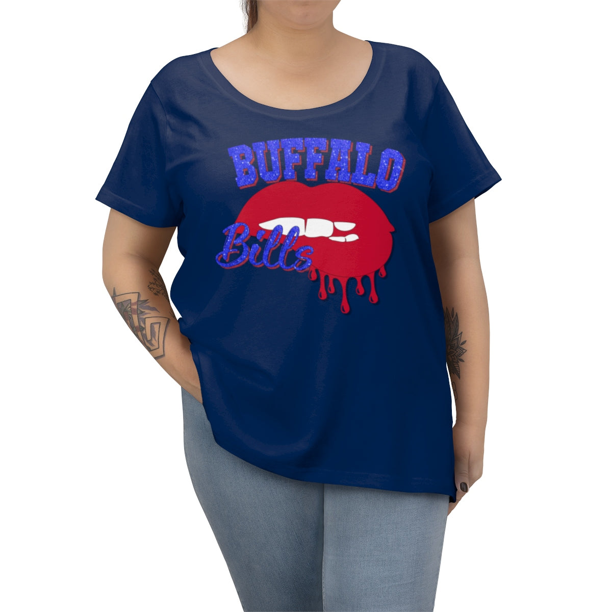 Buffalo Bills Football Dripping Tee