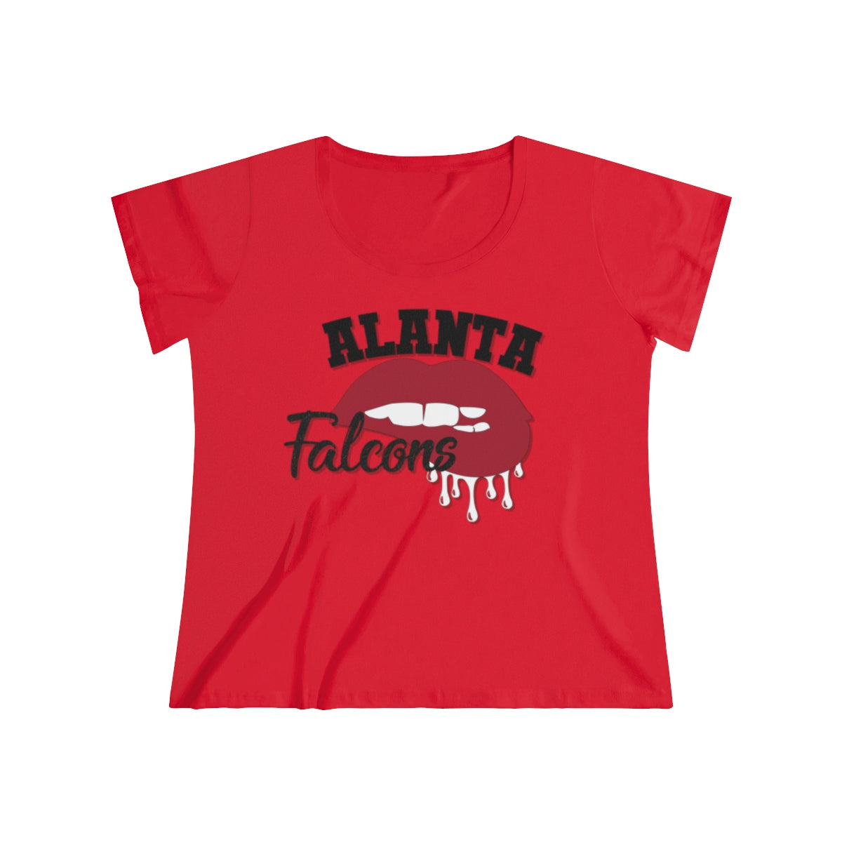 Atlanta Falcons Women's Curvy Tee