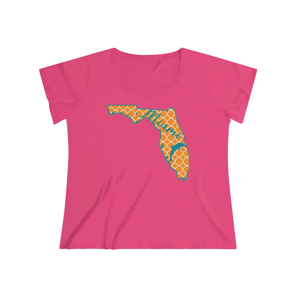 Miami Dolphins State Outline Tee